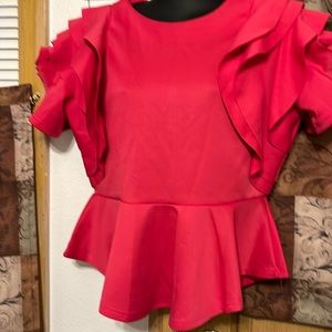 Pink short sleeve top